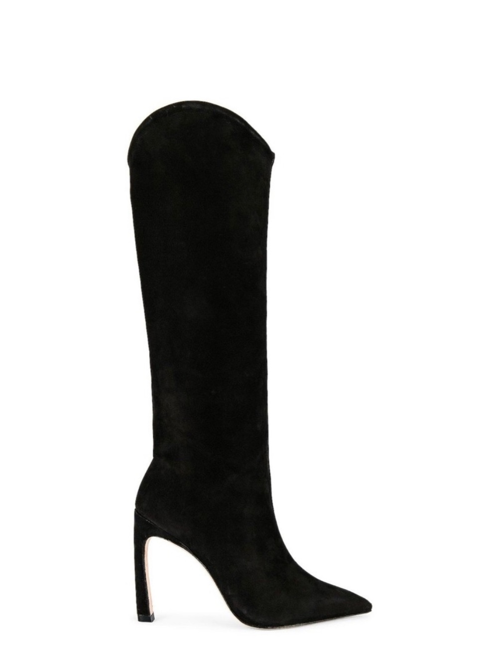 New Schultz Maryana Sculpt Nubuck Boot in Black Suede Size 8.5
